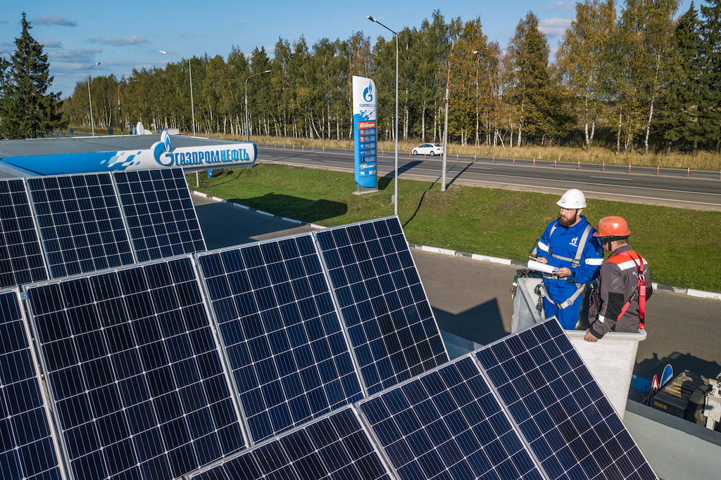 Альтернативные источники электроэнергии обеспечат работу АЗС Газпромнефть